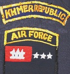 Cambodia: left sleeve insignia of KAF uniforms